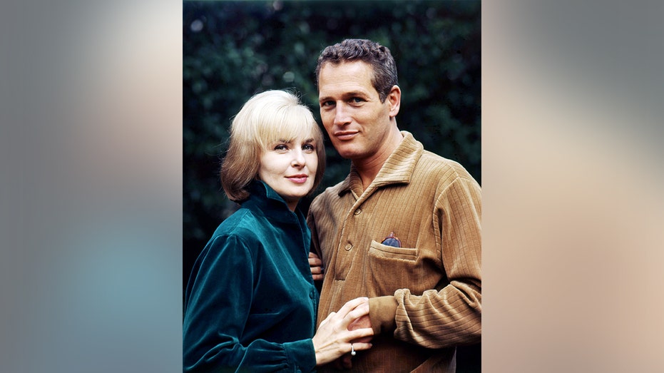 Paul Newman and Joanne Woodward in a portrait in 1965.
