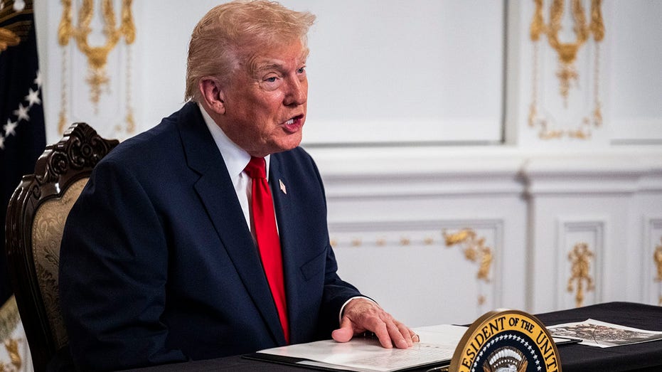 Trump speaking at Mar-a-Lago