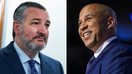 A side by side photo of Sen. Ted Cruz, R-Texas and Sen. Cory Booker, D-New Jersey. - Fox Business News