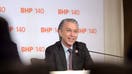 Mike Henry, chief executive officer of BHP Group Ltd., during a news conference in Melbourne, Australia, on Thursday, Oct. 23, 2025.  - Fox Business News