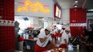 Workers serve customers at In-N-Out Burger outlet in Los Angeles, California, on May 7, 2025.  - Fox Business News