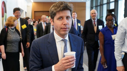 OpenAI CEO Sam Altman looks on as he takes a lunch break, during the Federal Reserve's Integrated Review of the Capital Framework for Large Banks Conference in Washington, D.C., on July 22, 2025.  - Fox Business News