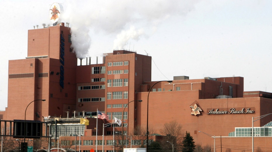 The outside of Anheuser-Busch's Newark, New Jersey, facility.