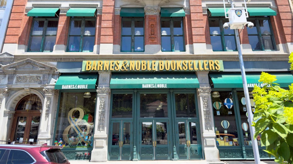 The outside of Barnes & Noble's flagship store in New York City.