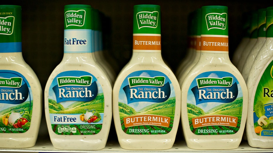 ranch dressing products on shelves