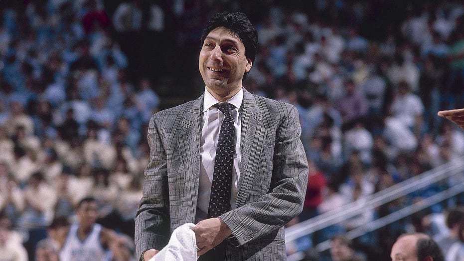 Jim Valvano on sidelines