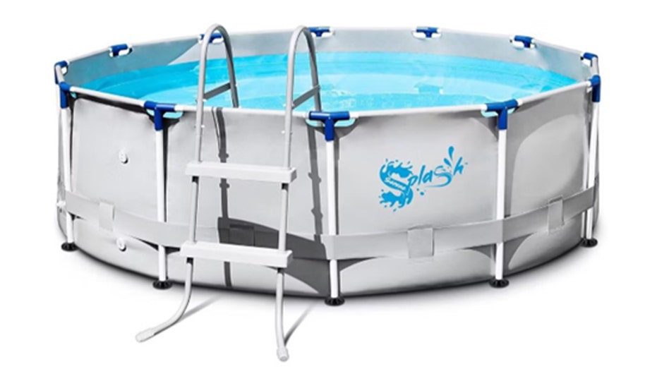 white above ground pool