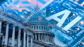 US Capitol building in Washington, D.C. with blue AI symbol overlay - Fox News