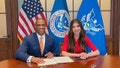 HUD Secretary Scott Turner and DHS Secretary Kristi Noem are pictured signing the  &ldquo;American Housing Programs for American Citizens&rdquo; memorandum of understanding in 2025. - Fox News