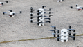 Defense Swarm Technologies' drones on pavement ready to take flight during the day. - Fox News