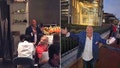 Todd Burkhalther stands up to give a speech in front of a large gathering during dinner. - Fox News