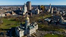 HARTFORD, CT - DECEMBER 20: An aerial view of the city of Hartford, Conn., photographed on Dec. 20, 2022. (Patrick Sikes/Connecticut Post via Getty Images) - Fox Business News