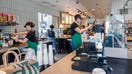 Baristas make drinks at a Starbucks store in Augusta, Georgia. - Fox Business News