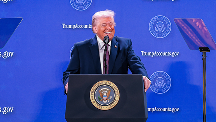 US President Donald Trump speaks during the Trump Accounts Launch Summit in Washington, DC, US, on Wednesday, Jan. 28, 2026. - Fox Business News