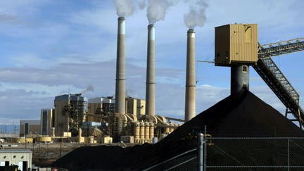 Fumes rise from the coal-fired Hunter Power Plant in Castle Dale, Utah, U.S., Oct. 28, 2024. - Fox Business News