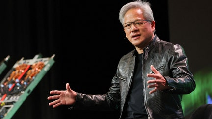 Nvidia founder and CEO Jensen Huang speaks at the annual Consumer Electronics Show on January 6, 2026. - Fox Business News