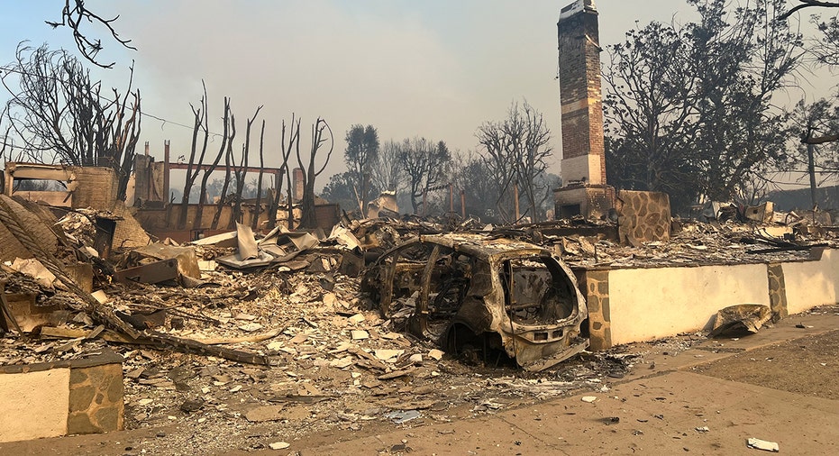 Palisades Fire home burned down