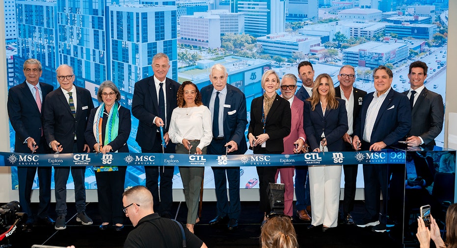 MSC Group Miami office ribbon cutting