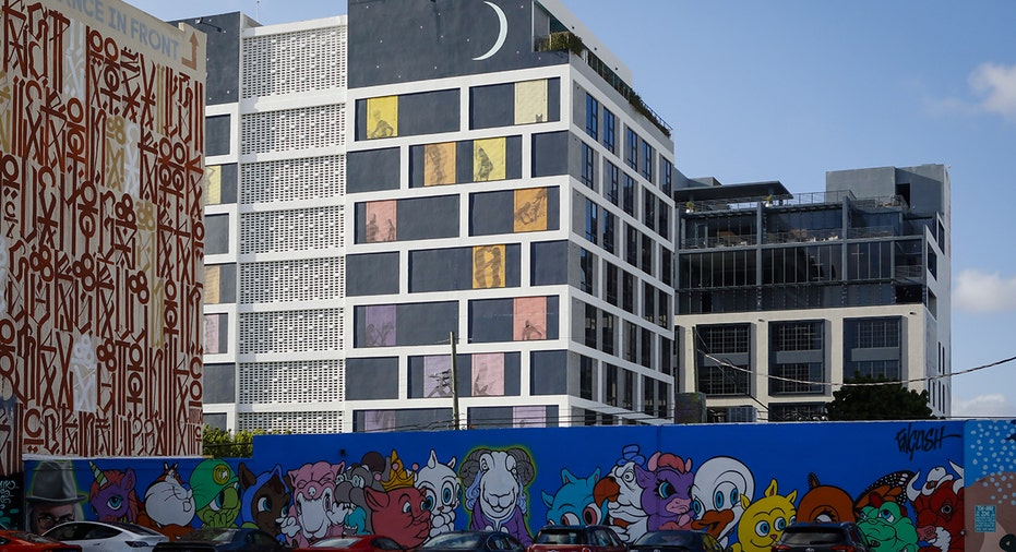 Office building with Wynwood Walls murals