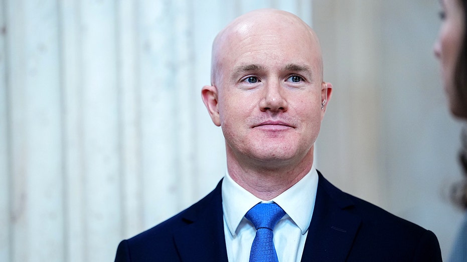 A photo of Coinbase CEO Brian Armstrong