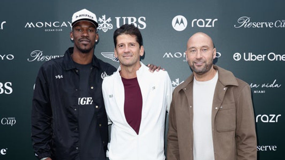 Jimmy Butler, Wayne Boich, and Derek Jeter