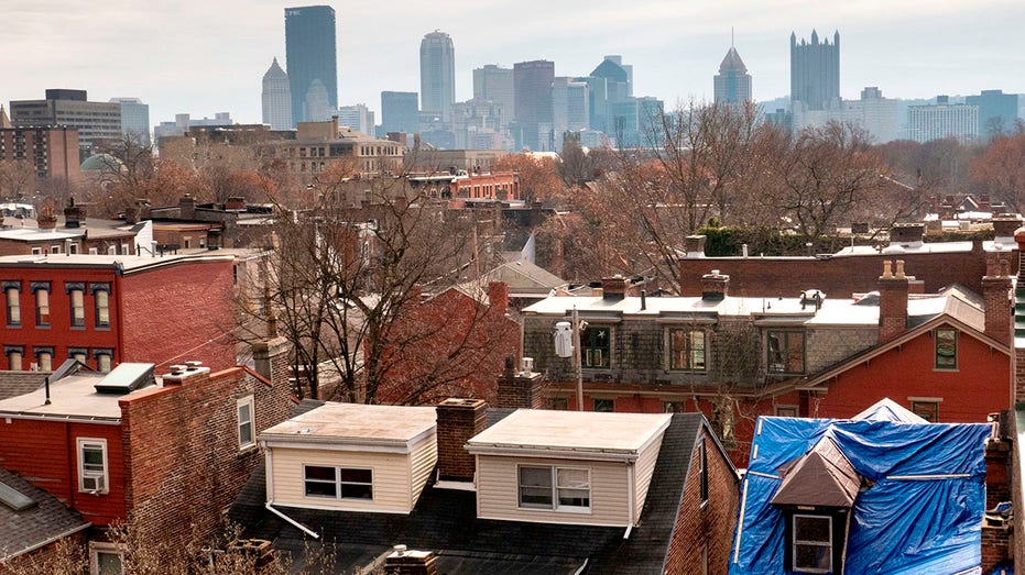 The skyline of Pittsburgh