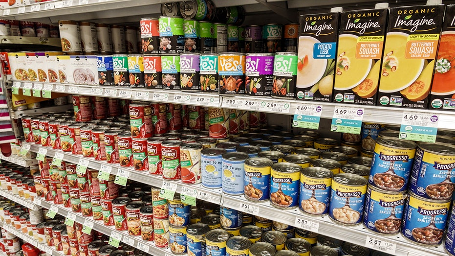 Miami Beach, Publix grocery store, soup aisle