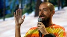 Jack Dorsey, CEO of Twitter and co-founder &amp; CEO of Square, speaks during the crypto-currency conference Bitcoin 2021 Convention at the Mana Convention Center in Miami, Florida, on June 4, 2021.  - Fox Business News