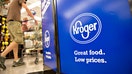 A shopper pushes a cart inside a Kroger supermarket in Peoria, Illinois. - Fox Business News