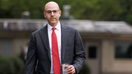 FILE - Stephen Miran, former chairman of the Council of Economic Advisers, following a television interview outside the White House in Washington, D.C., US, on Tuesday, June 17, 2025. - Fox Business News