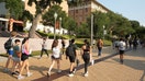 University of Texas students walk through campus on the first day of classes Monday, Aug. 25, 2025. - Fox Business News