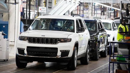 Jeep Grand Cherokee Ls come off the line at the Stellantis Detroit Assembly Complex-Mack on June 10, 2021 in Detroit, Michigan.  - Fox Business News