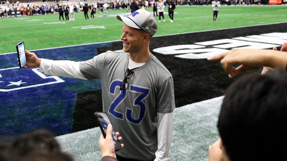 Christian McCaffrey takes a selfie