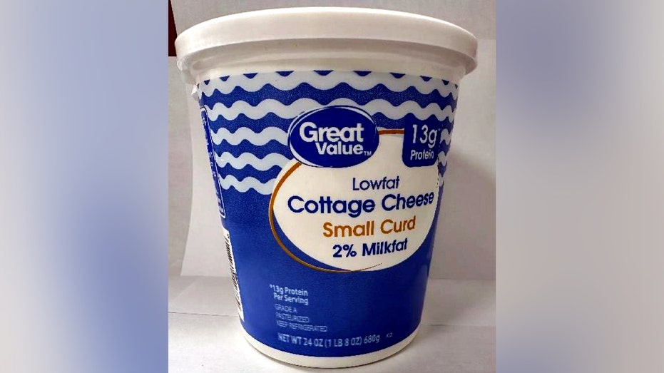 Great Value labeled Cottage Cheese