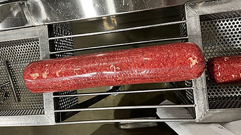 large chub of ground beef
