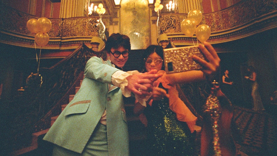 Video of people at a party