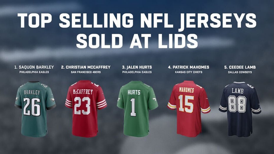LIDS' top-selling jerseys for 2025