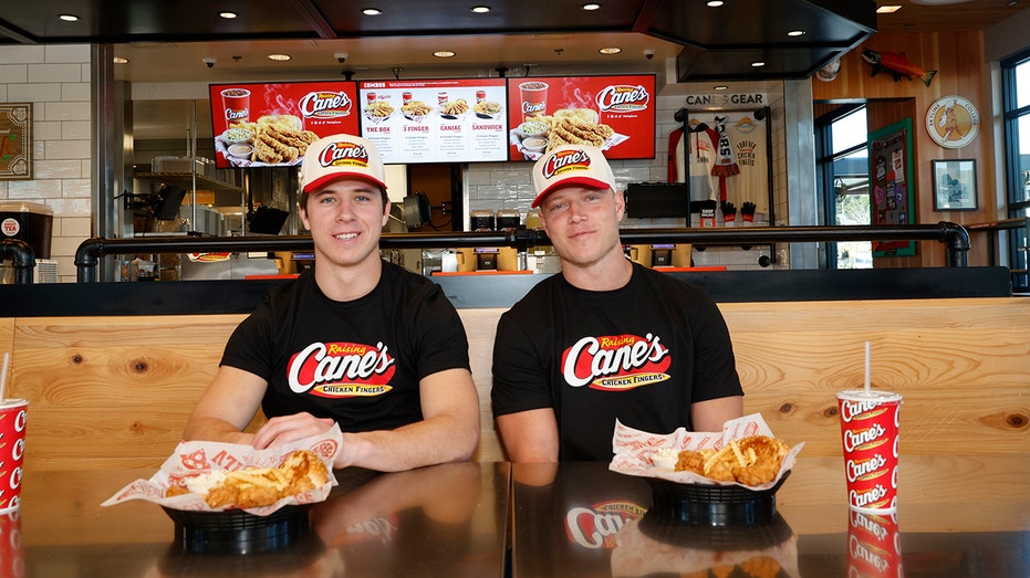 McCaffrey brothers at Raising Canes