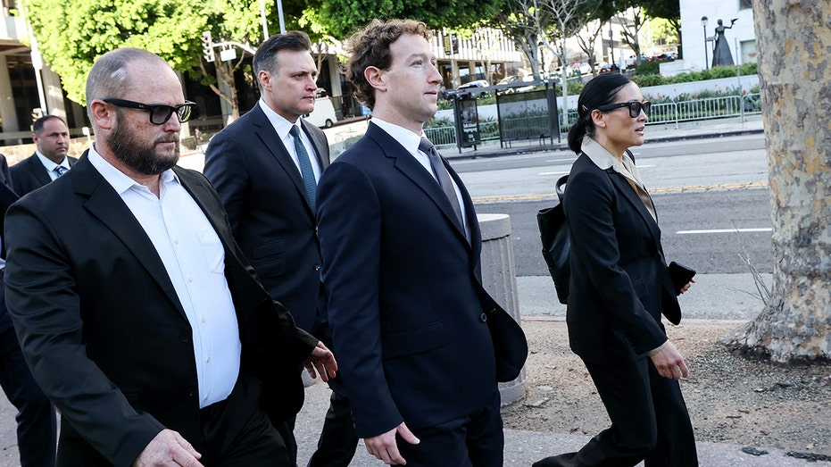 Meta CEO Mark Zuckerberg arrives for Social Medial Trial Testimony