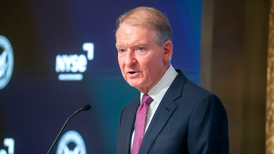 SEC Chair Paul Atkins speaks at New York Stock Exchange