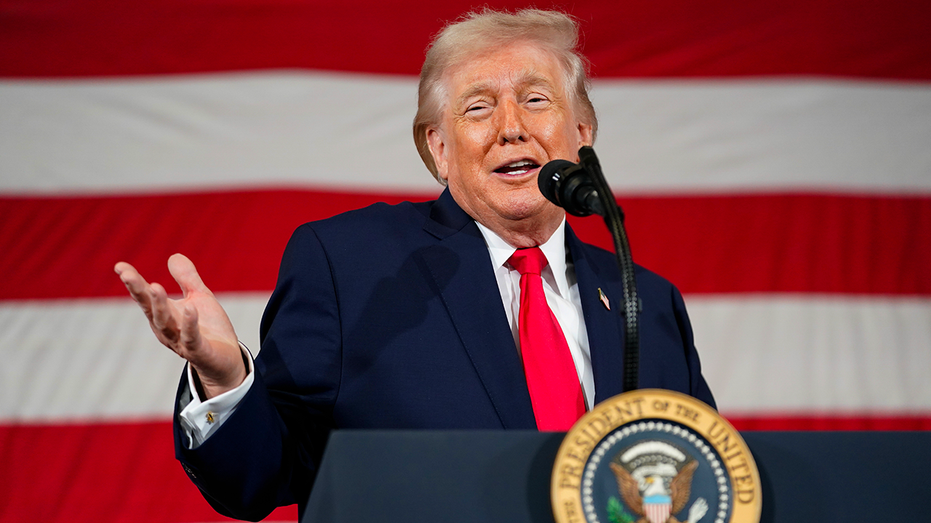 President Donald Trump speaking