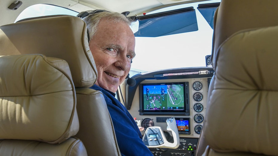 ron timmermans piloting plane