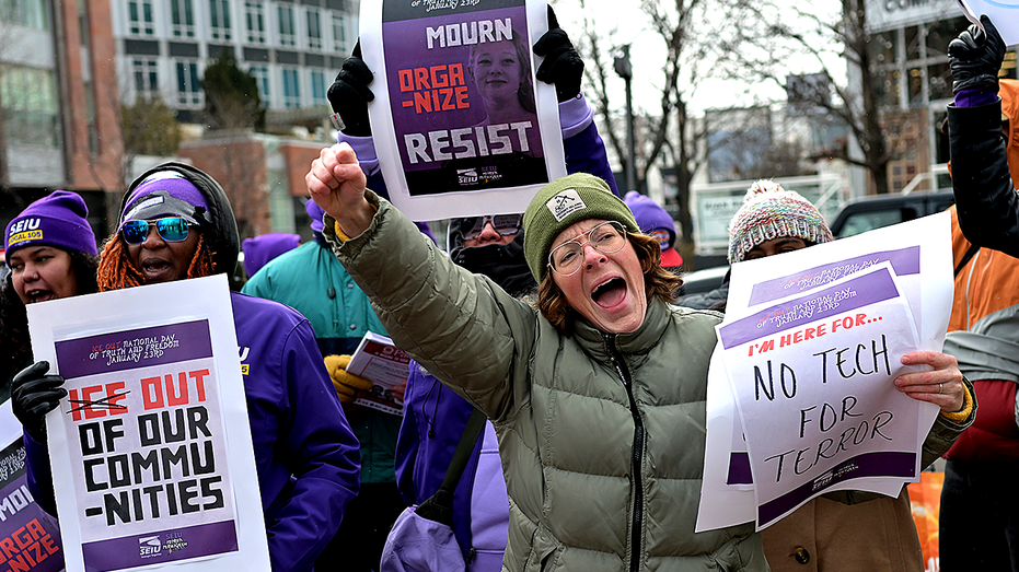 labor union protesting ICE