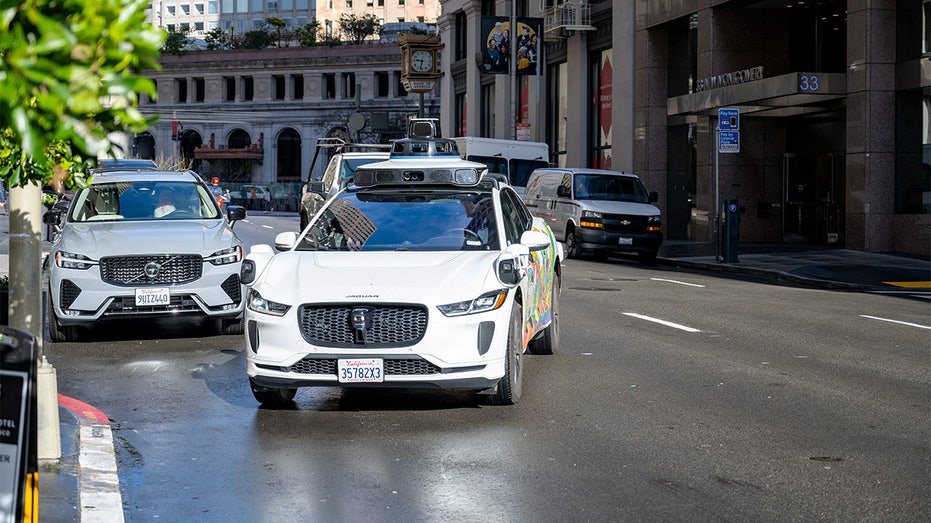 waymo vehicle in traffic