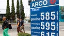 Gas prices are displayed at an Arco gas station on March 30, 2026 in Los Angeles, California.  - Fox Business News