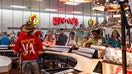 Visitors shop for brisket sandwiches at the first Buc-ee's to open in Virginia, off Interstate 81 in Rockingham County July 2, 2025. - Fox Business News