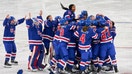 Team United States celebrates the winning goal during the Women's Ice Hockey Gold Medal Game between USA and Canada on day 23 of the Milano Cortina 2026 Winter Olympic Games at Milano Santagiulia Ice Hockey Arena on Feb. 19, 2026 in Milan, Italy.  - Fox Business News