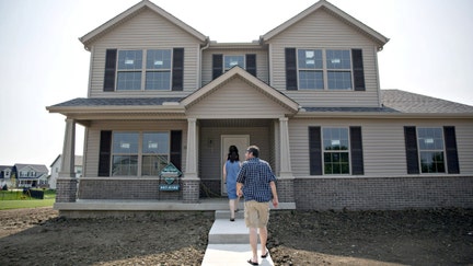 Prospective home buyers arrive to tour a house for sale in Dunlap, Illinois, on Aug. 19, 2018. - Fox Business News
