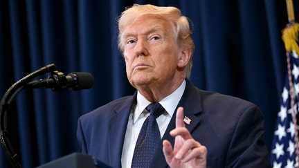 US President Donald Trump speaks during a press conference at Trump National Doral in Miami, Florida, on March 9, 2026.  - Fox Business News