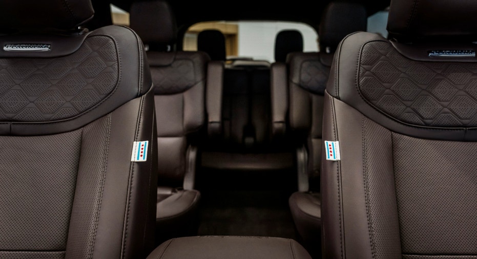 Inside of a one-of-a 2026 kind Ford Explorer.